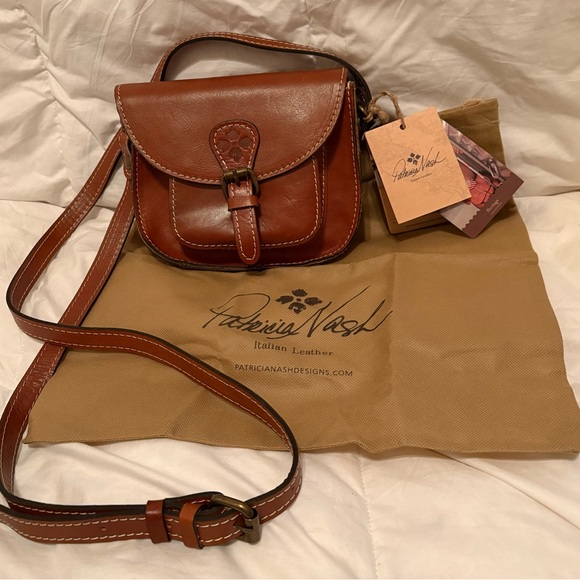 Patricia Nash Brown Crossbody Bag - Picture 4 of 10